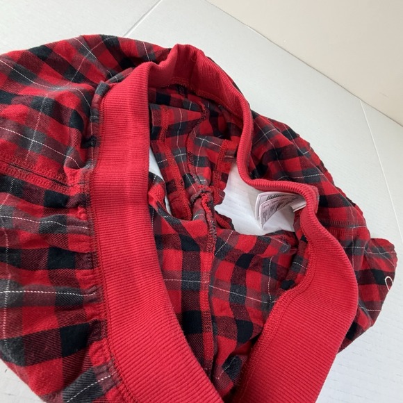 Disney Parks Women's Mickey Mouse Red Plaid Cotton 2PC Set Pajamas Large - Picture 11 of 13